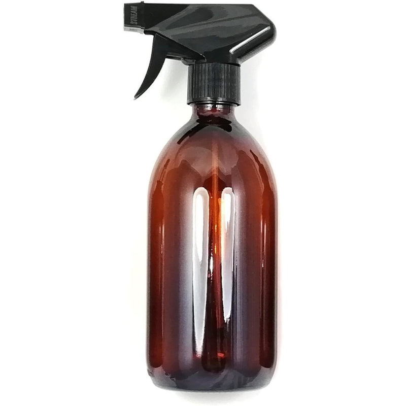 Amber PET Plastic Bottles with Trigger Spray